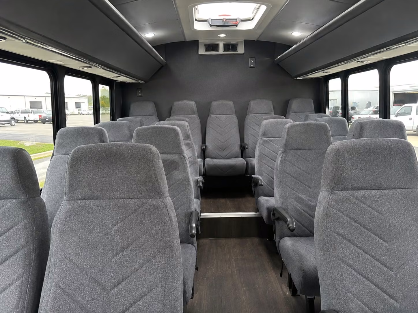 20 passenger minibus interior