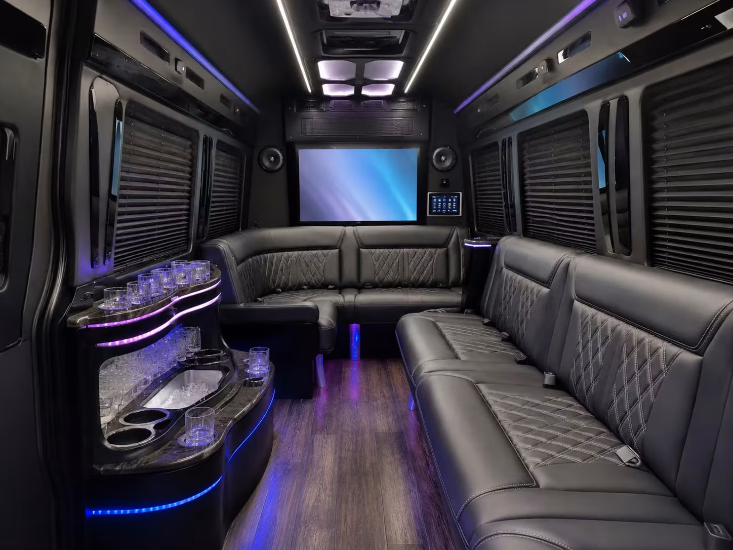 bus rental options for springdale trips