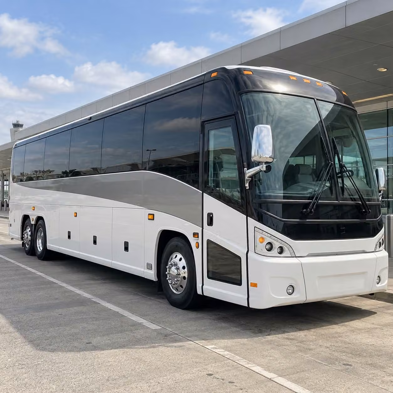 charter bus rentals for large prom groups at har ber high school and springdale high school