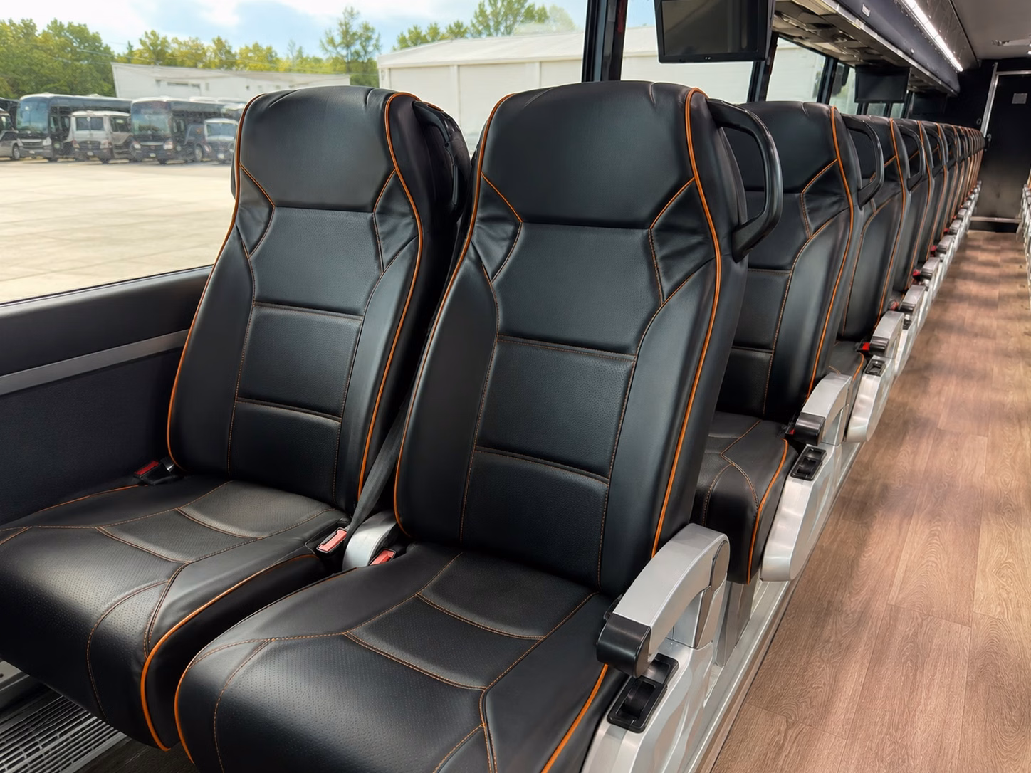 charter bus rentals for university of arkansas razorbacks game days in springdale