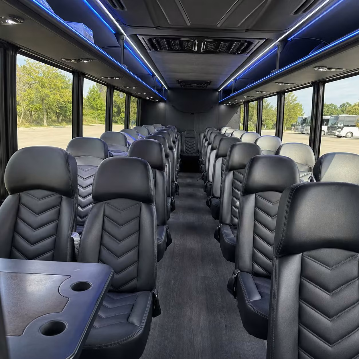 minibus rentals for smaller prom groups heading out in springdale