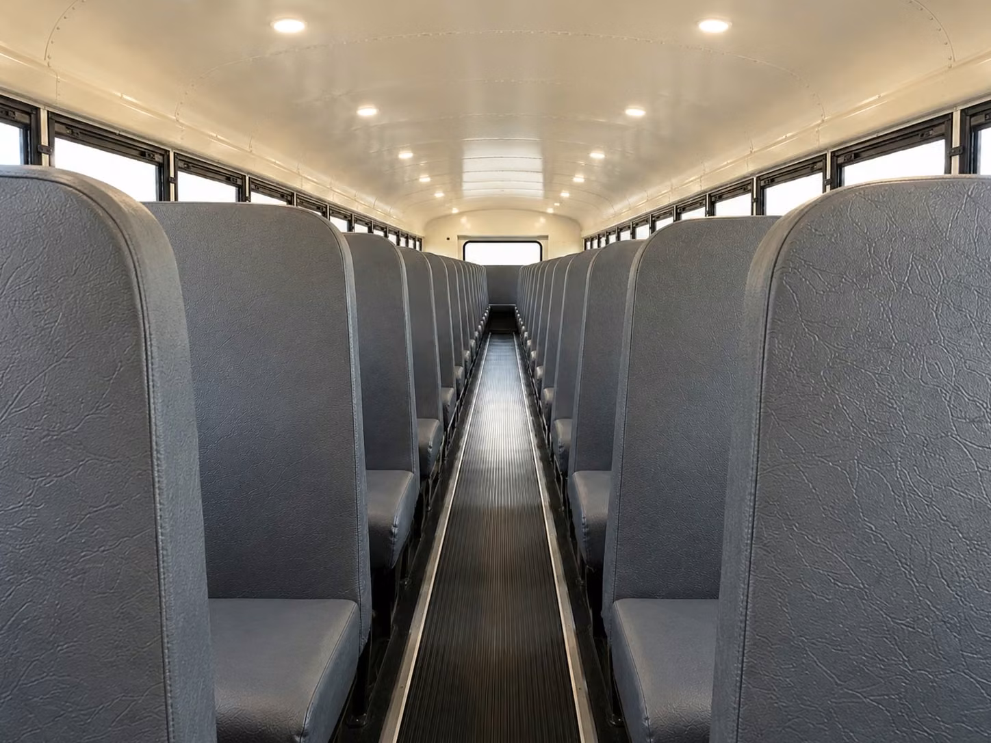 school bus inside