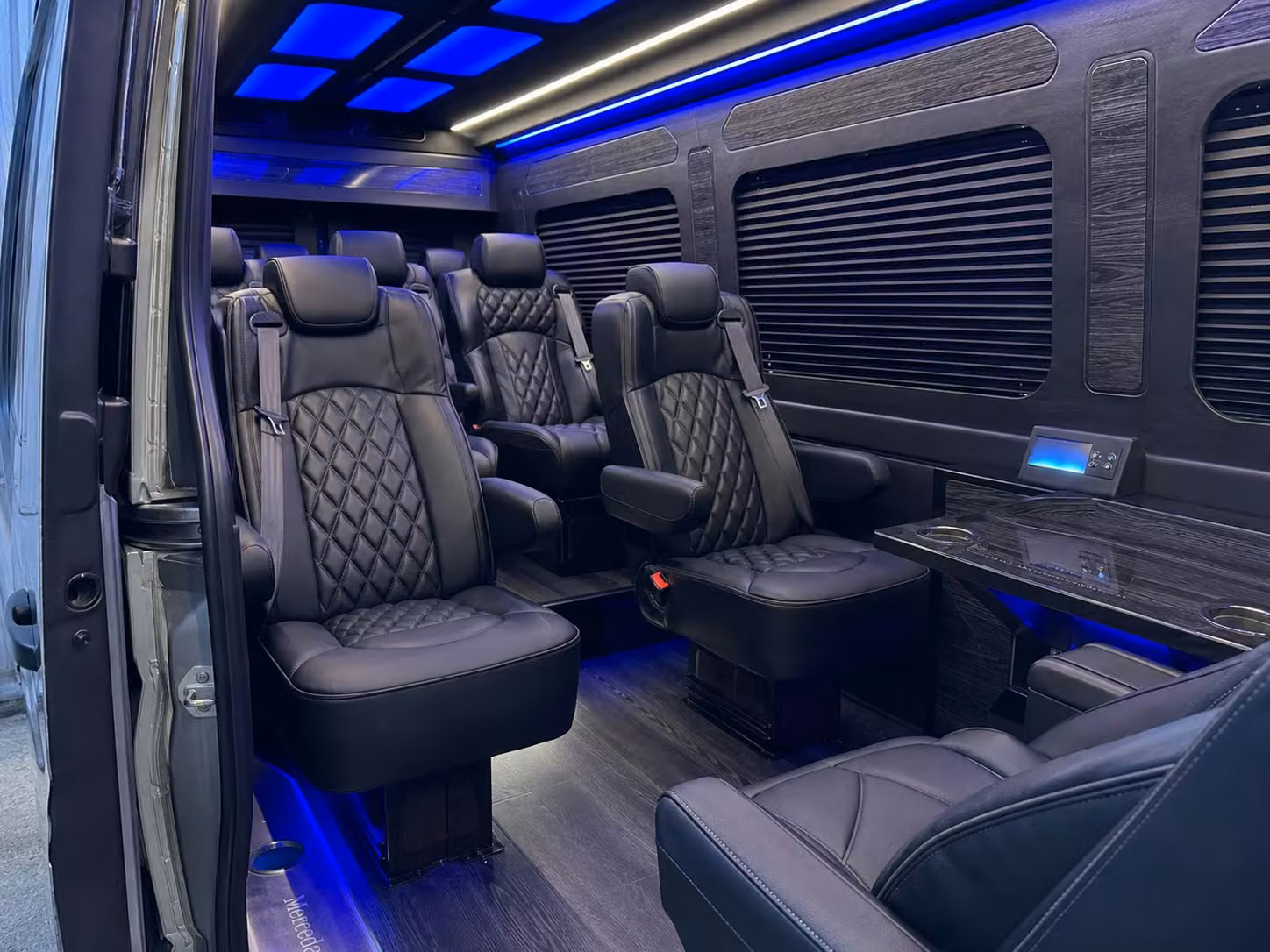 sprinter van transportation for groups and events across springdale
