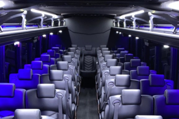 Springdale Charter Bus Interior